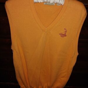Donald Ross Cotton Golf Vest. Size Medium.
